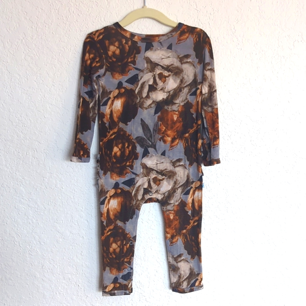 Posh Peanut Peony Ruffles Romper 12-18